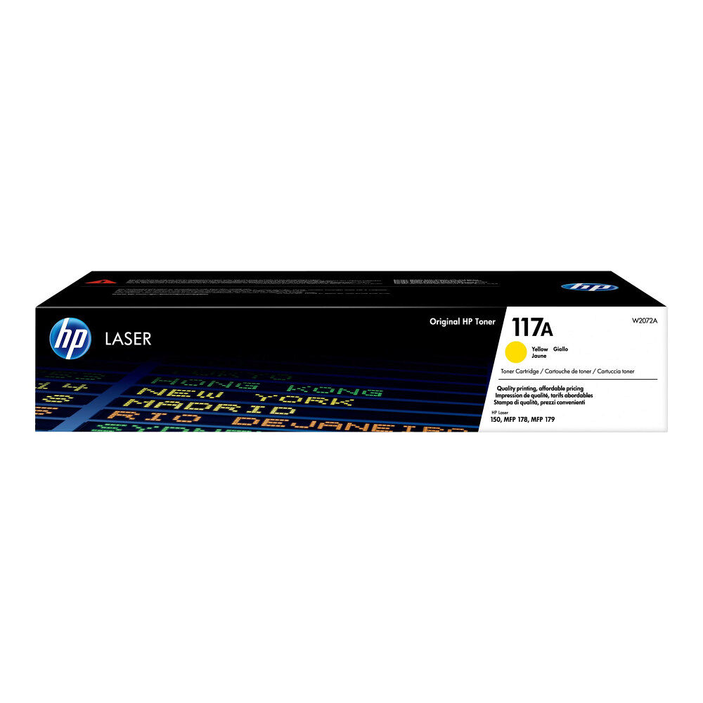 Hewlett-Packard HP 117A - gul - original - tonerkassett (W2072A)