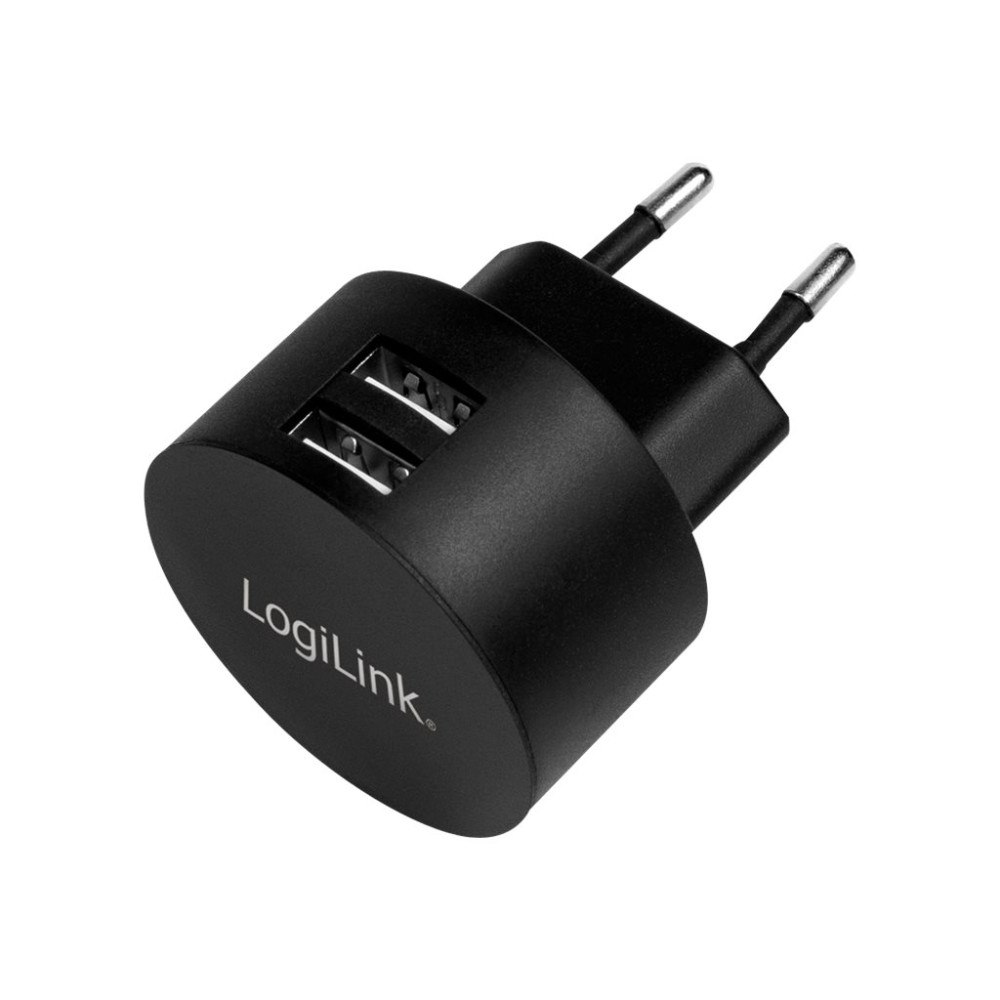 2direct LogiLink 2-Port USB Wall Charger strömadapter - USB - 10.5 Watt