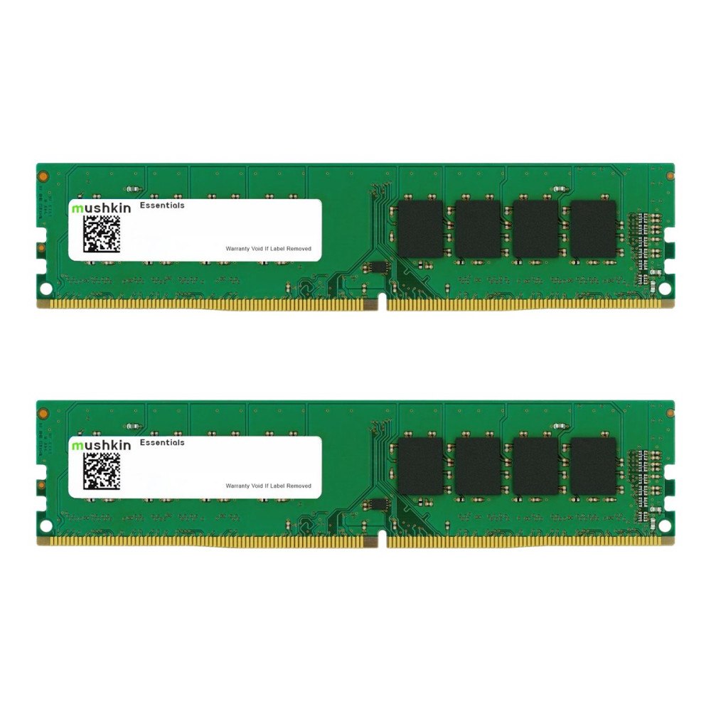 Mushkin Enhanced Mushkin Essentials - DDR4 - sats - 64 GB: 2 x 32 GB - DIMM 288-pin - 3200 MHz / PC4-25600 - ej buffrad