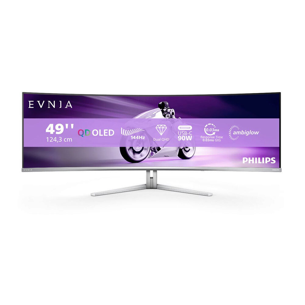 Philips Philips Evnia 8000 49M2C8900L - OLED-monitor - böjd - 49" - HDR