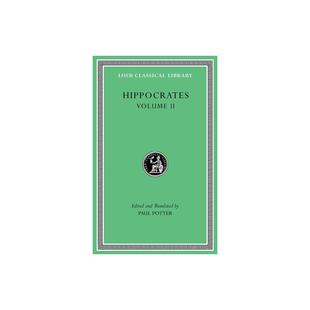 Harvard university press Hippocrates, Volume II (inbunden, eng)