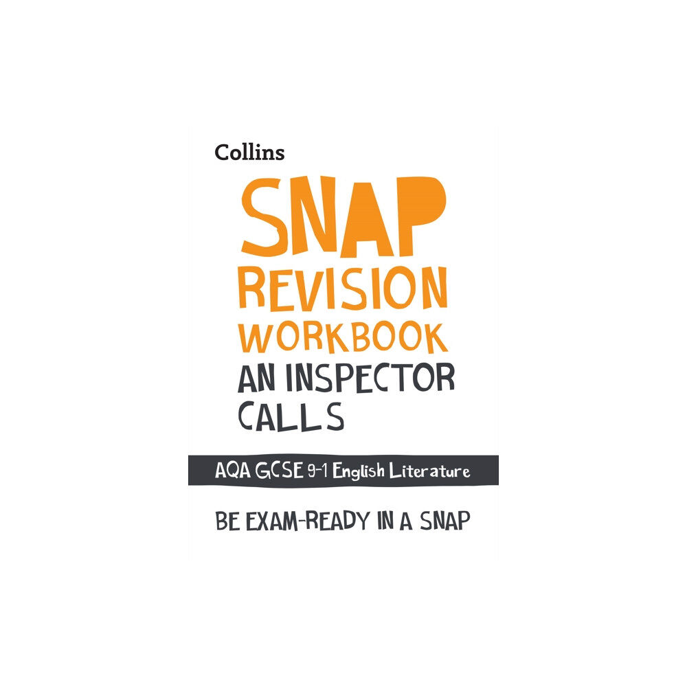 HarperCollins Publishers An Inspector Calls: AQA GCSE 9-1 English Literature Workbook (häftad, eng)