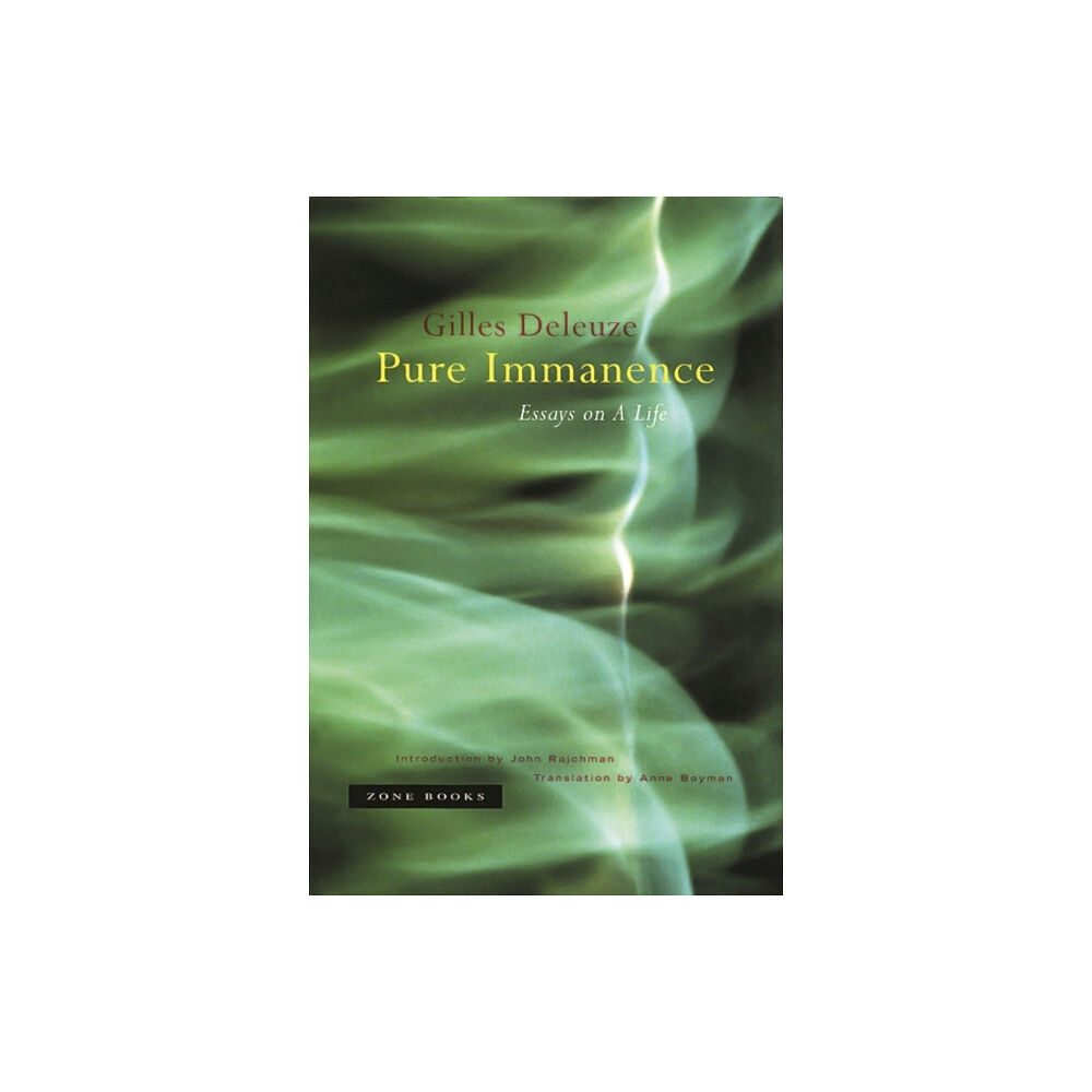 Zone Books Pure Immanence (häftad, eng)
