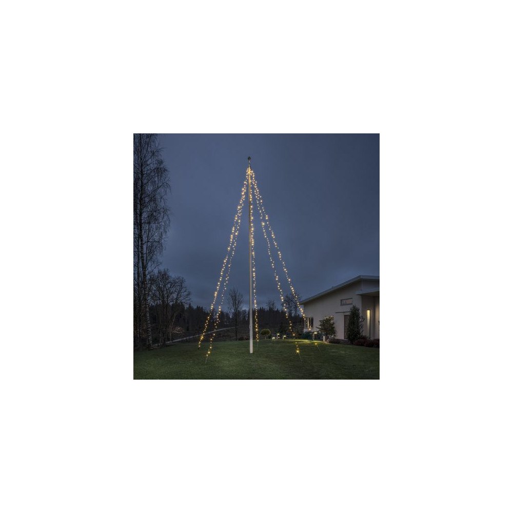 KONSTSMIDE Flaggstångsslinga LED 5x100 11m