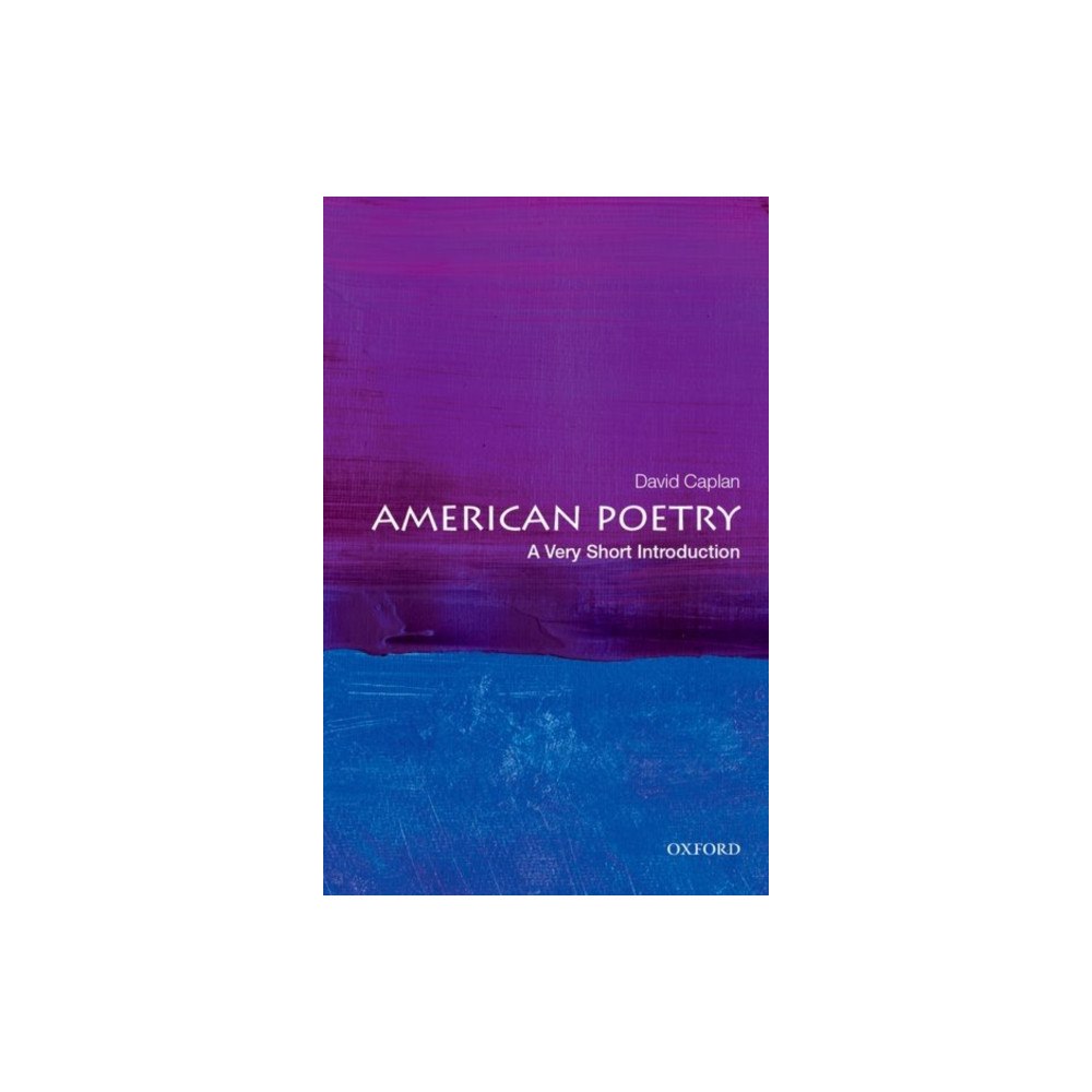 Oxford University Press Inc American Poetry (häftad, eng)