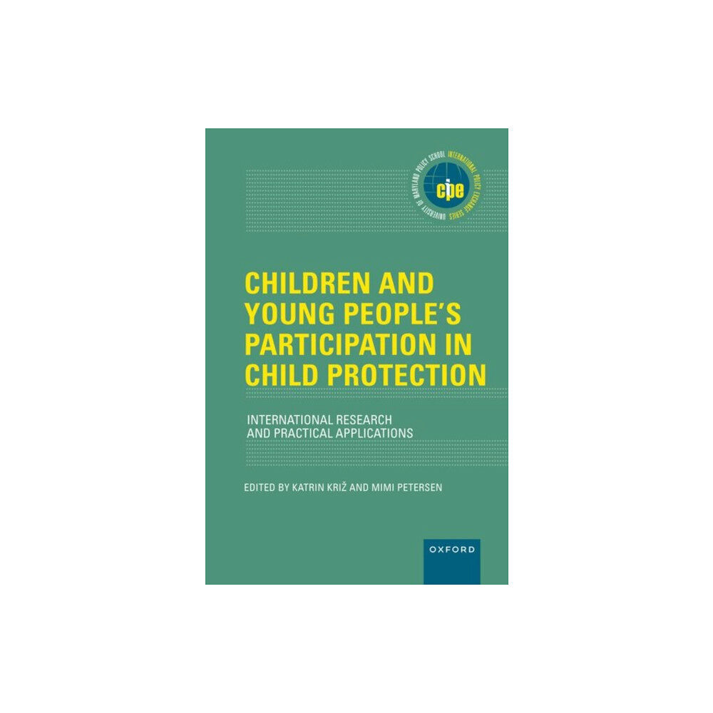 Oxford University Press Inc Children and Young People's Participation in Child Protection (inbunden, eng)