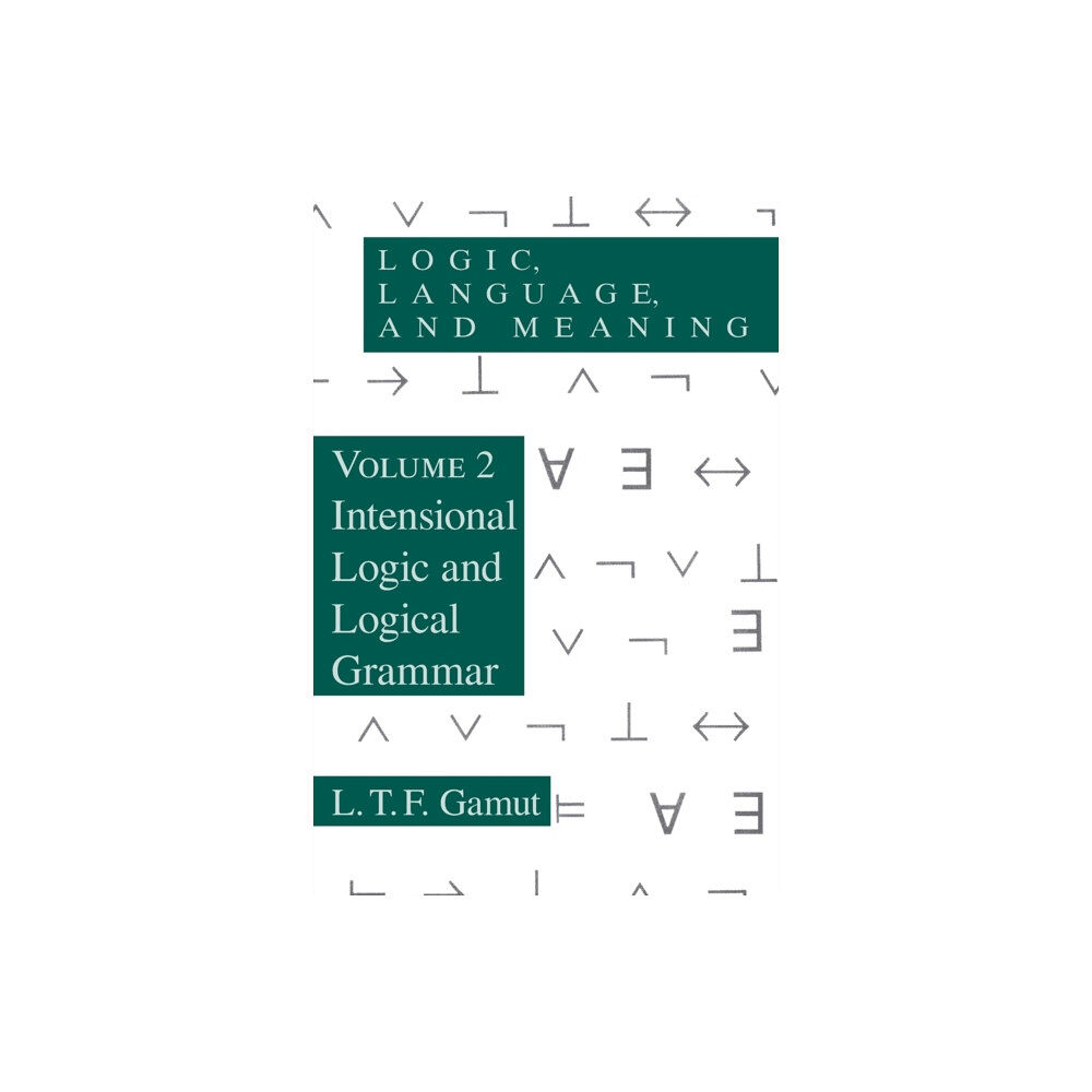 The university of chicago press Logic, Language, and Meaning, Volume 2 (häftad, eng)
