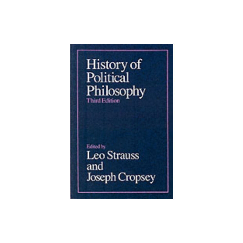 The university of chicago press History of Political Philosophy (häftad, eng)