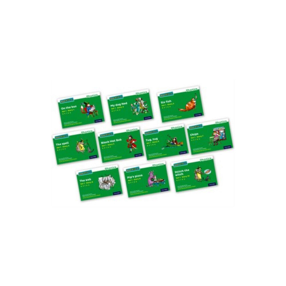 Oxford University Press Read Write Inc. Phonics: Green Set 1 Core Storybooks (Mixed Pack of 10) (häftad, eng)
