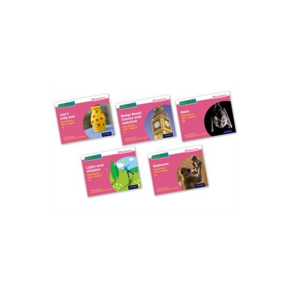 Oxford University Press Read Write Inc. Phonics: Pink Set 3 Non-fiction books (Mixed Pack of 5) (häftad, eng)