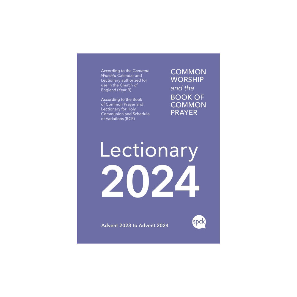Spck publishing Common Worship Lectionary 2024 Spiral Bound (häftad, eng)