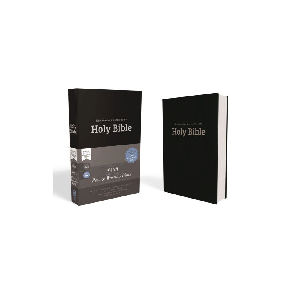 Zondervan NASB, Church Bible (Pew Bible), Hardcover, Black, 1995 Text, Comfort Print (inbunden, eng)