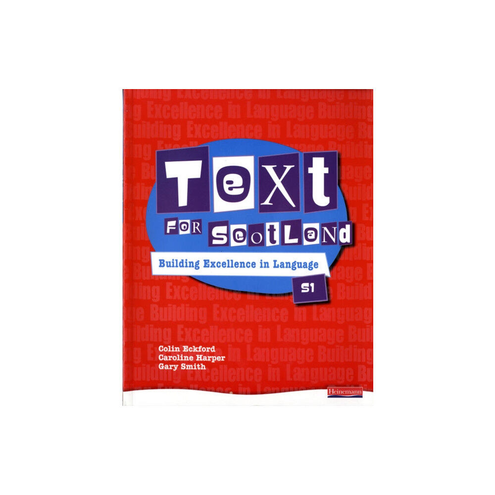 Pearson Education Limited Text for Scotland: Building Excellence in Language Book 1 (häftad, eng)