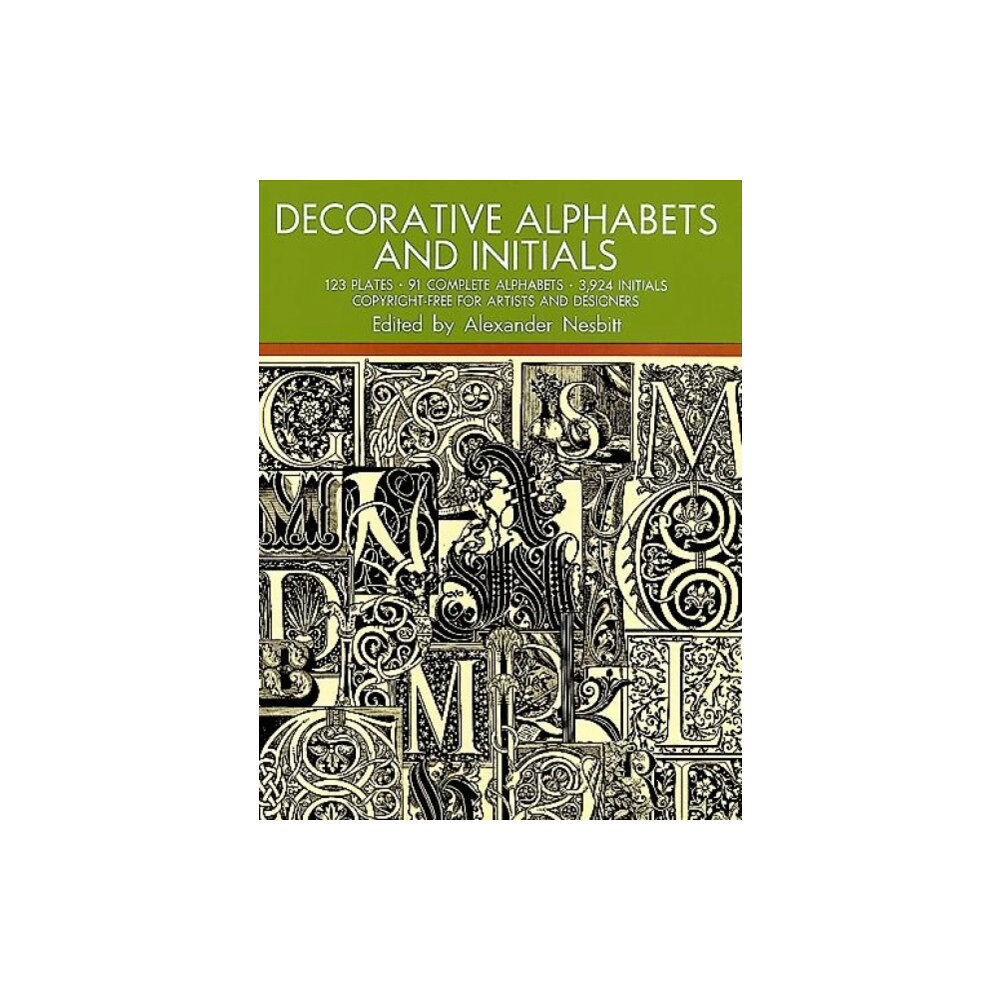 Dover publications inc. Decorative Alphabets and Initials (häftad, eng)