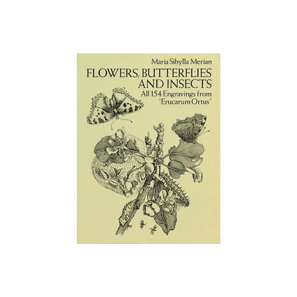 Dover publications inc. Flowers, Butterflies and Insects (häftad, eng)