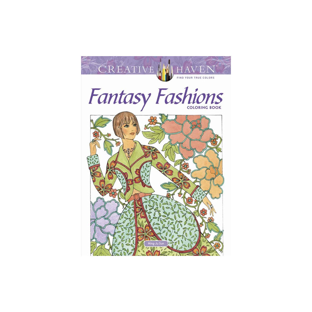 Dover publications inc. Creative Haven Fantasy Fashions Coloring Book (häftad, eng)