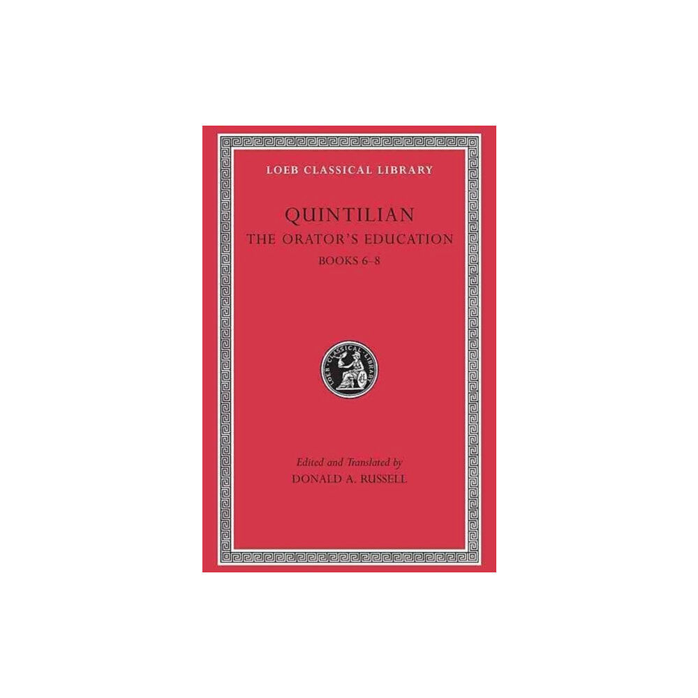 Harvard university press The Orator′s Education, Volume III – Books 6–8 (Trans. Russell)(Latin) (inbunden, eng)