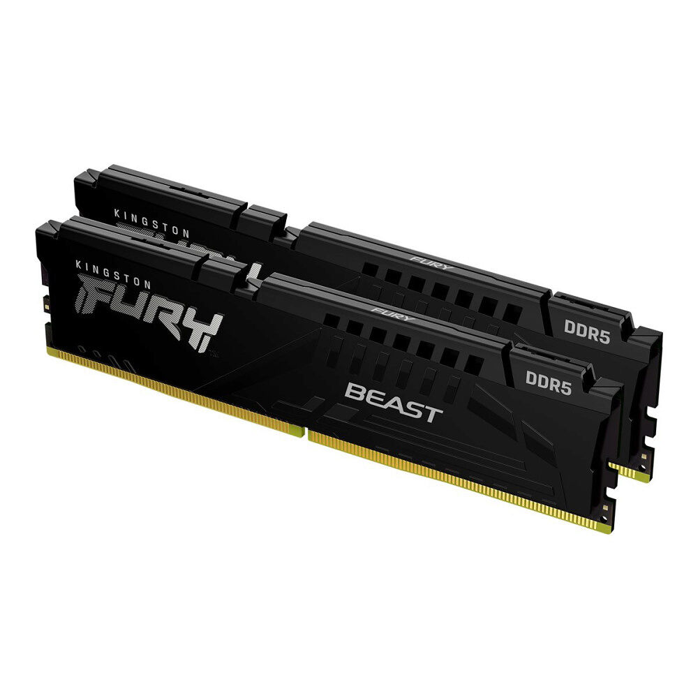 Kingston Technology Kingston FURY Beast - DDR5 - sats - 32 GB: 2 x 16 GB - DIMM 288-pin / PC5-48000 - ej buffrad