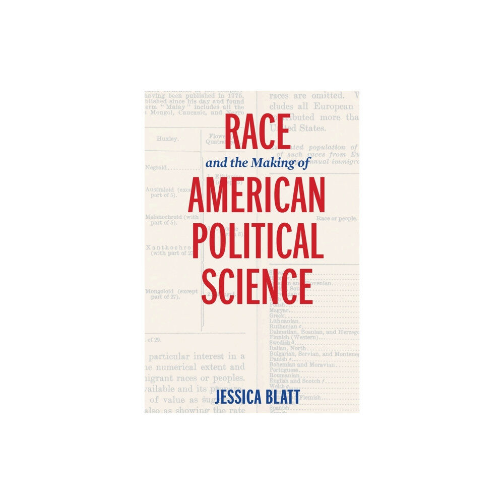 University of Pennsylvania Press Race and the Making of American Political Science (häftad, eng)