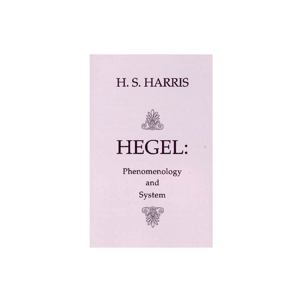 Hackett Publishing Co, Inc Phenomenology and System (häftad, eng)