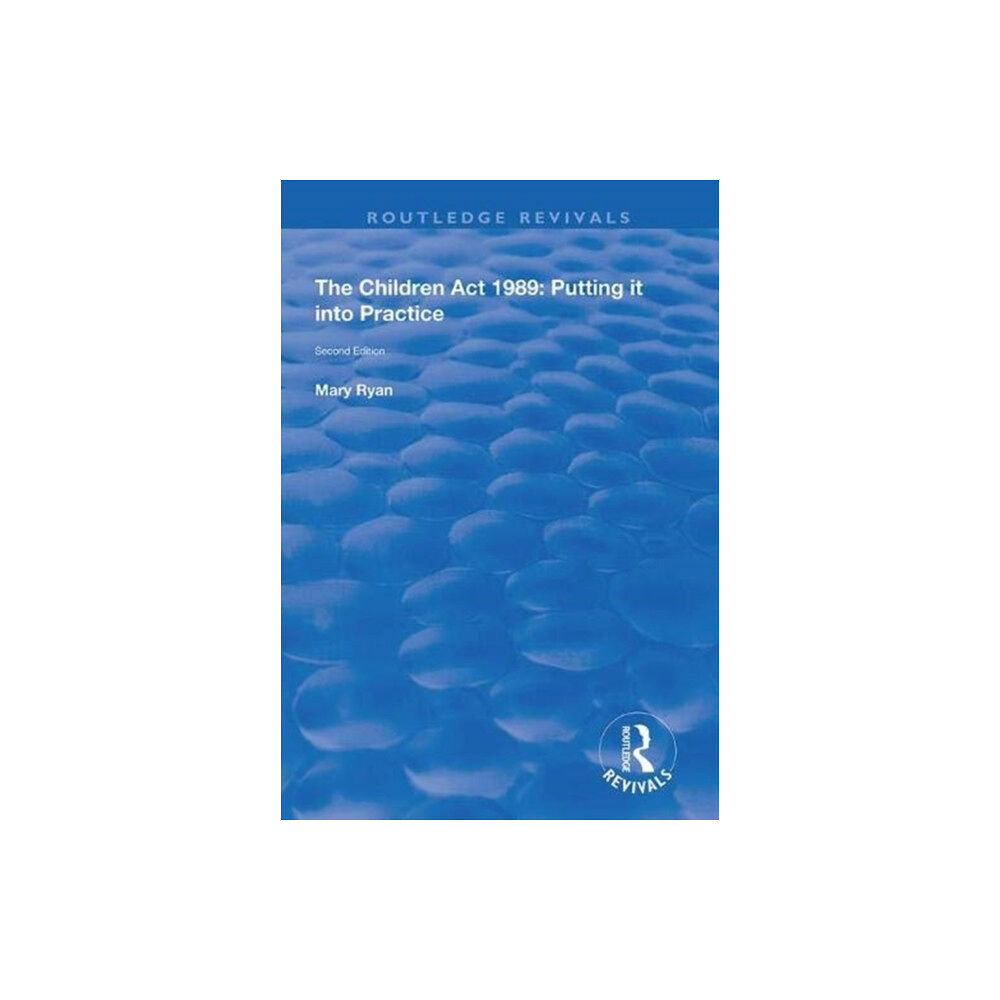 Taylor & francis ltd The Children Act 1989 (häftad, eng)