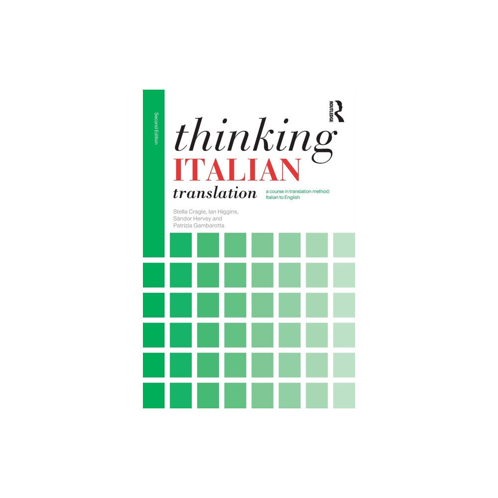 Taylor & francis ltd Thinking Italian Translation (häftad, eng)