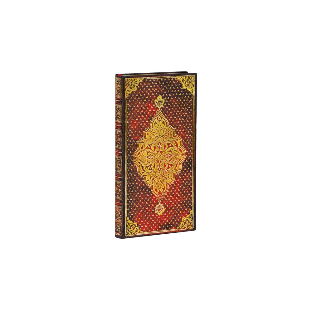 paperblanks Golden Trefoil Slim Lined Journal (Elastic Band Closure) (inbunden, eng)