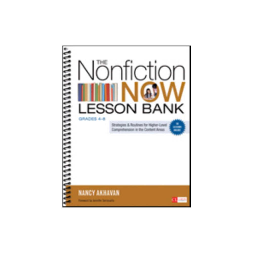 Sage publications inc The Nonfiction Now Lesson Bank, Grades 4-8 (bok, spiral, eng)