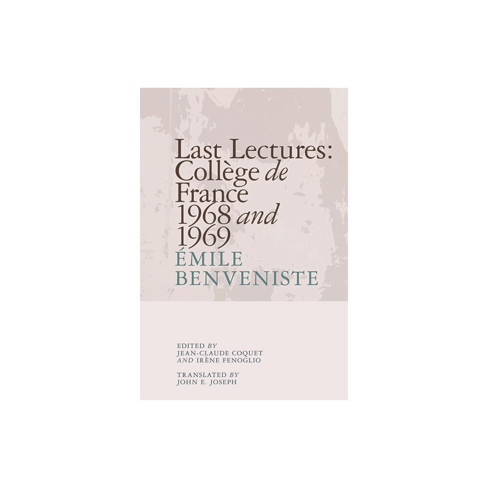 Edinburgh university press Last Lectures (häftad, eng)