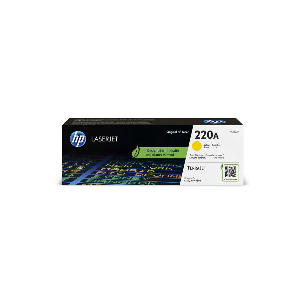 HP Toner HP W2202A 220A gul 1,8K