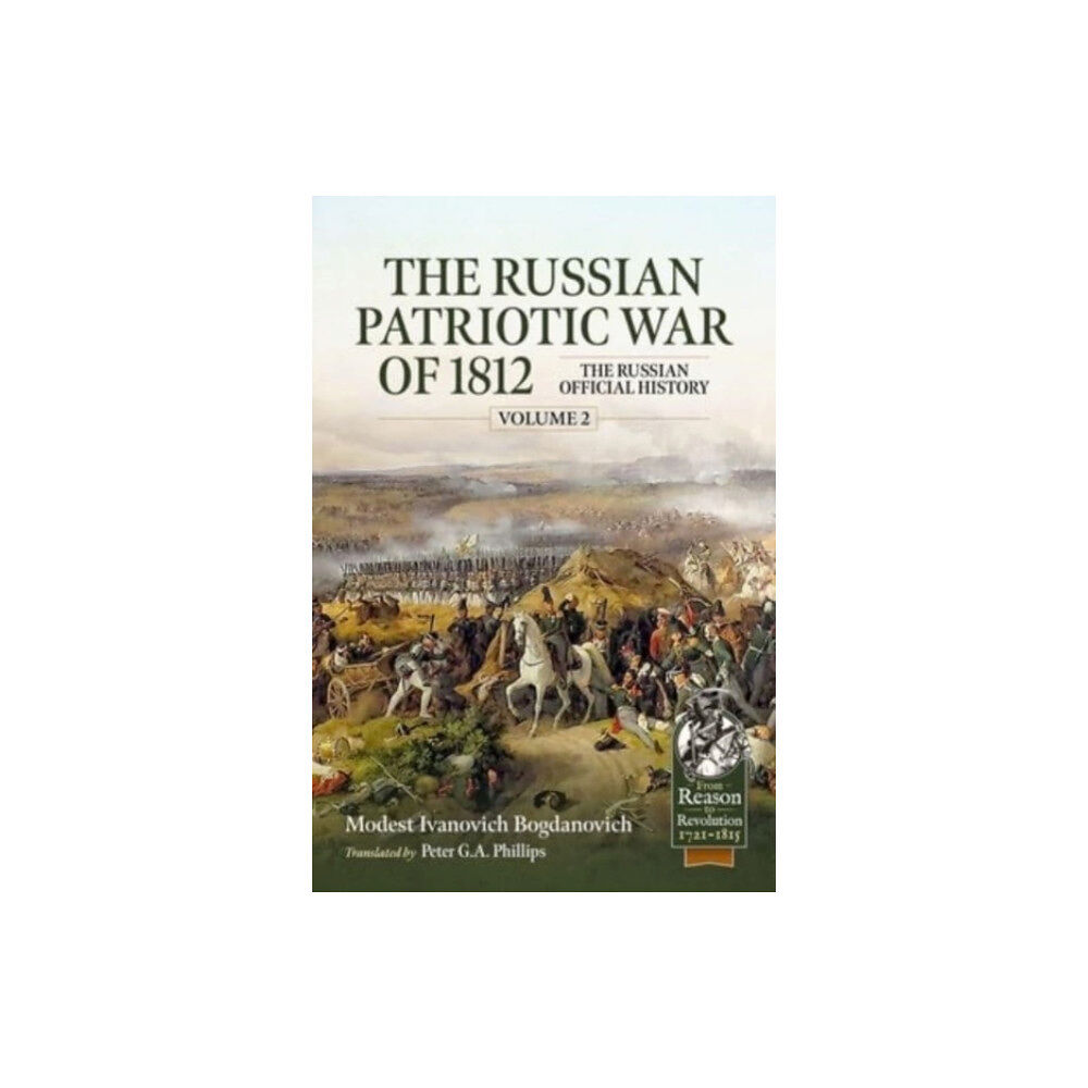 Helion & Company The Russian Patriotic War of 1812 Volume 2 (häftad, eng)