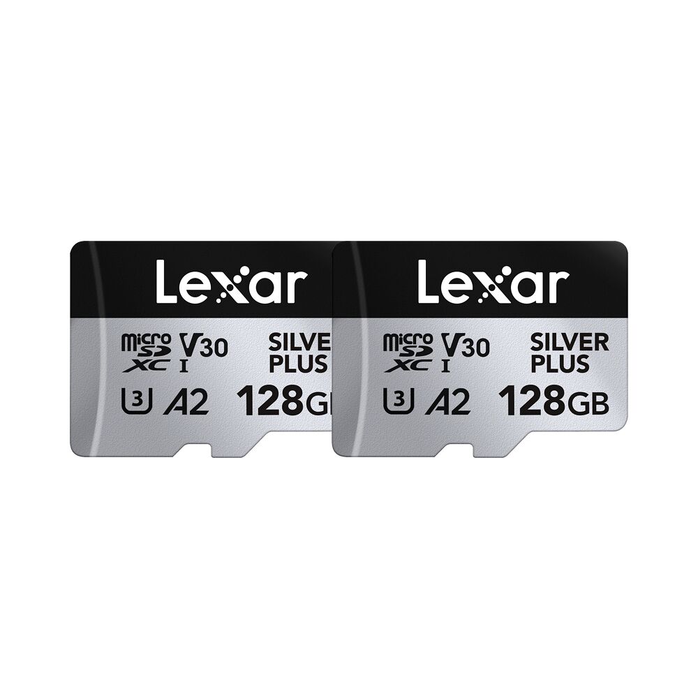 LEXAR Lexar microSDXC Silver Plus 1066x UHS-I/U3/A2/4K R205/W150 (V30) 128GB - 2pack
