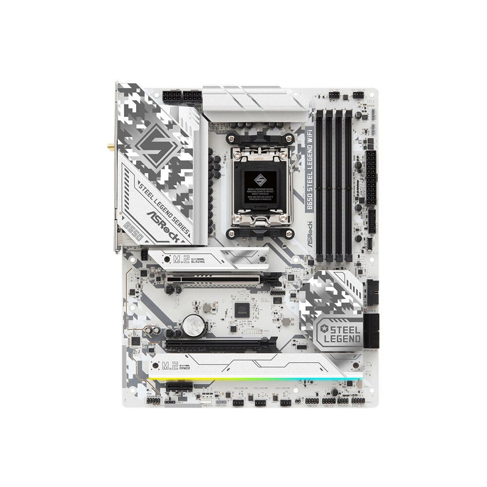 ASRock ASRock B650 Steel Legend WiFi - moderkort - ATX - Socket AM5 - AMD B650
