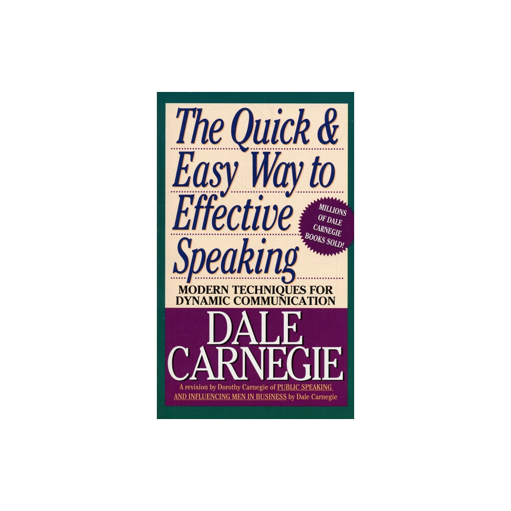 Simon & Schuster The Quick and Easy Way to Effective Speaking (häftad, eng)