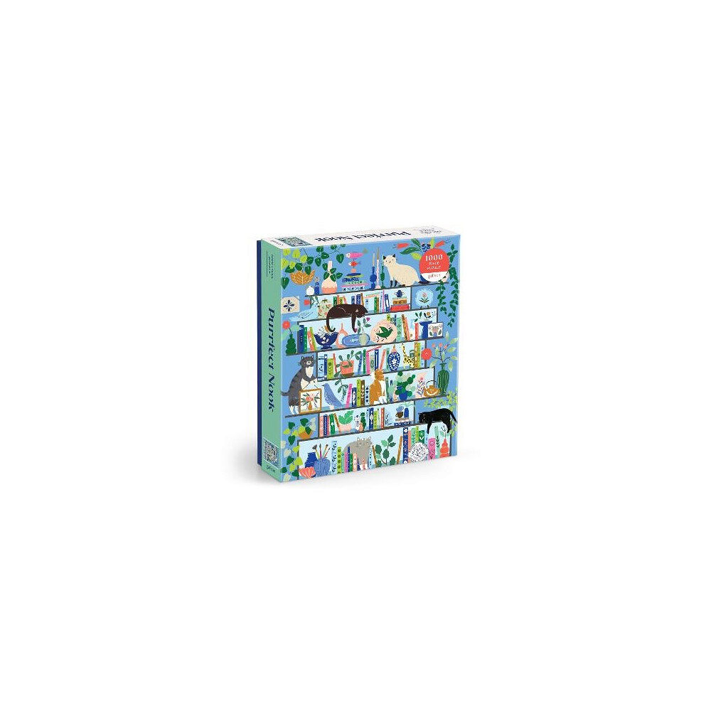 Galison Purrfect Nook 1000 Piece Puzzle (bok, eng)