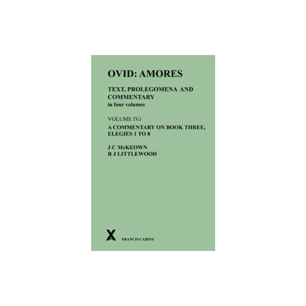 Francis Cairns Publications Ltd Ovid (inbunden, eng)