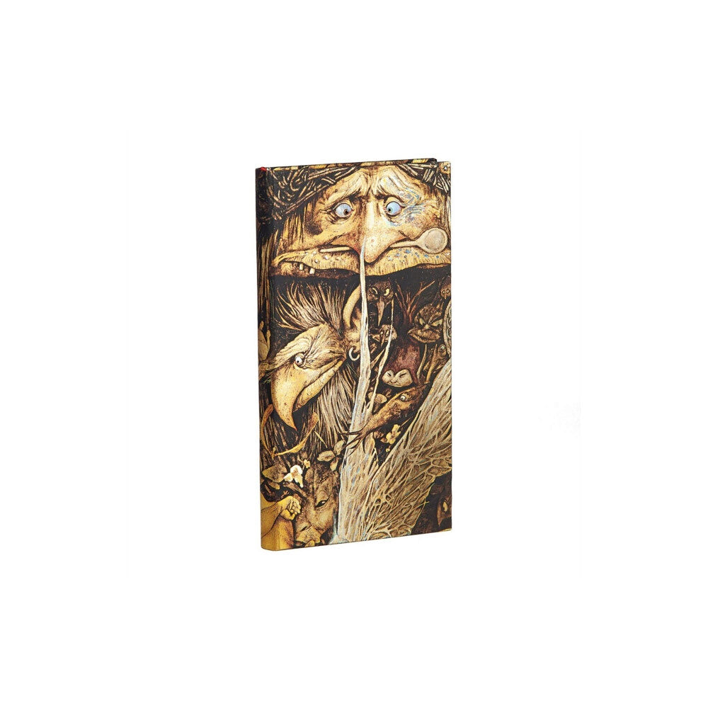 paperblanks Mischievous Creatures (Brian Froud’s Faerielands) Slim Lined Journal (Elastic Band Closure) (inbunden, eng)