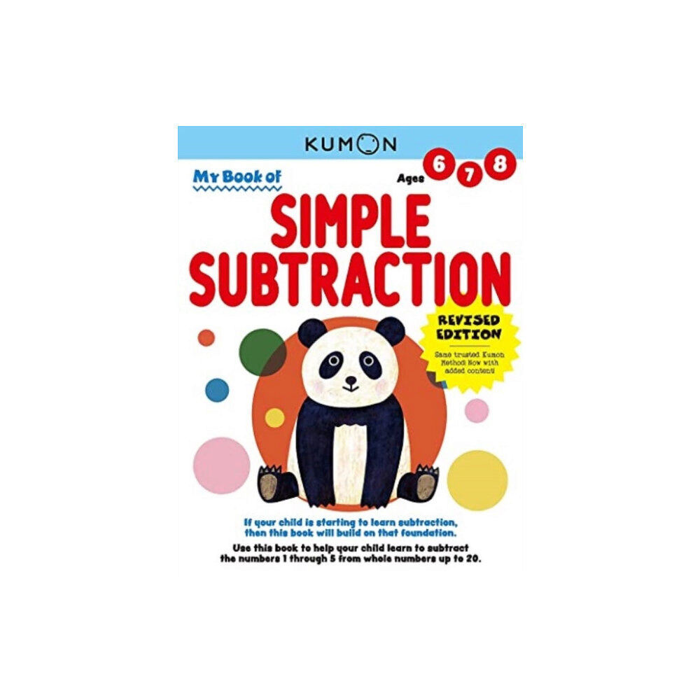 Kumon Publishing North America, Inc Kumon My Book of Simple Subtraction (häftad, eng)