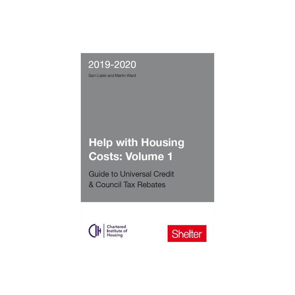 Shelter Help With Housing Costs: Volume 1 (häftad, eng)