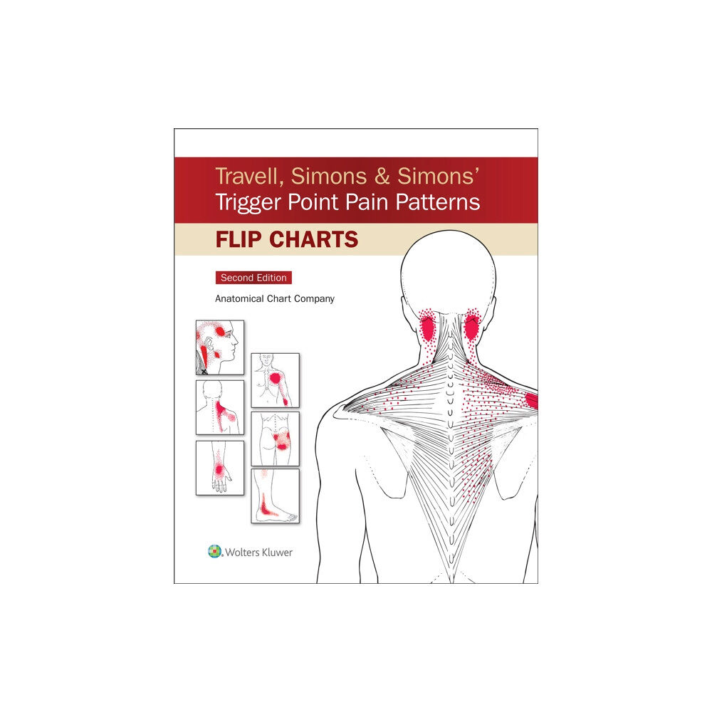 Wolters Kluwer Health Travell, Simons & Simons’ Trigger Point Pain Patterns Flip Charts (bok, spiral, eng)