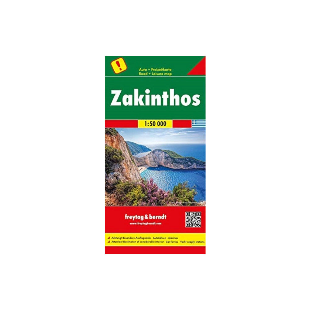 Freytag-Berndt Zakynthos Road Map 1:50 000