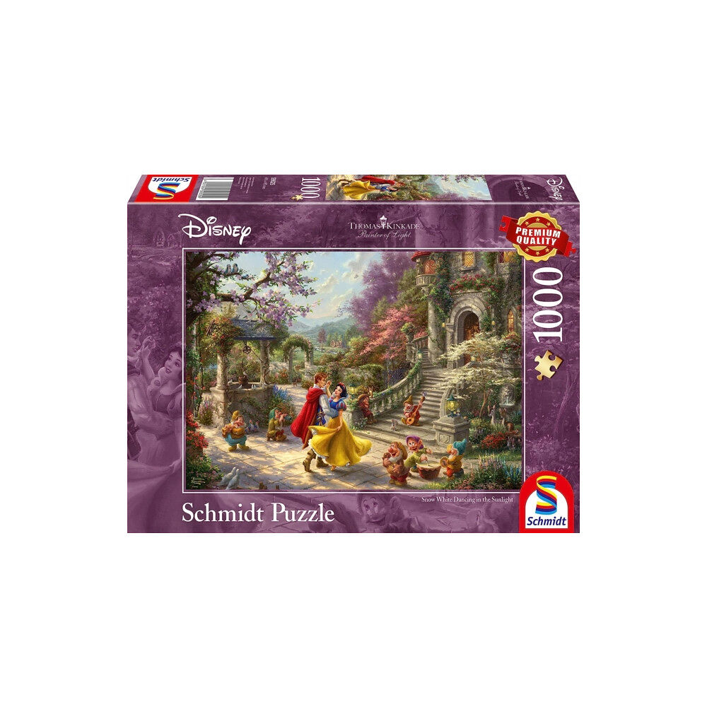 Asmodee Disney - Snow White Dancing in the Sunlight by Thomas Kinkade 1000 Piece Schmidt Puzzle