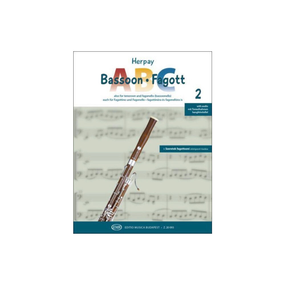 Editio Musica Budapest Zenemukiado Bassoon ABC 2 (häftad, eng)