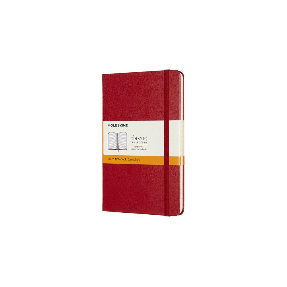 Moleskine Moleskine Medium Ruled Hardcover Notebook: Scarlet