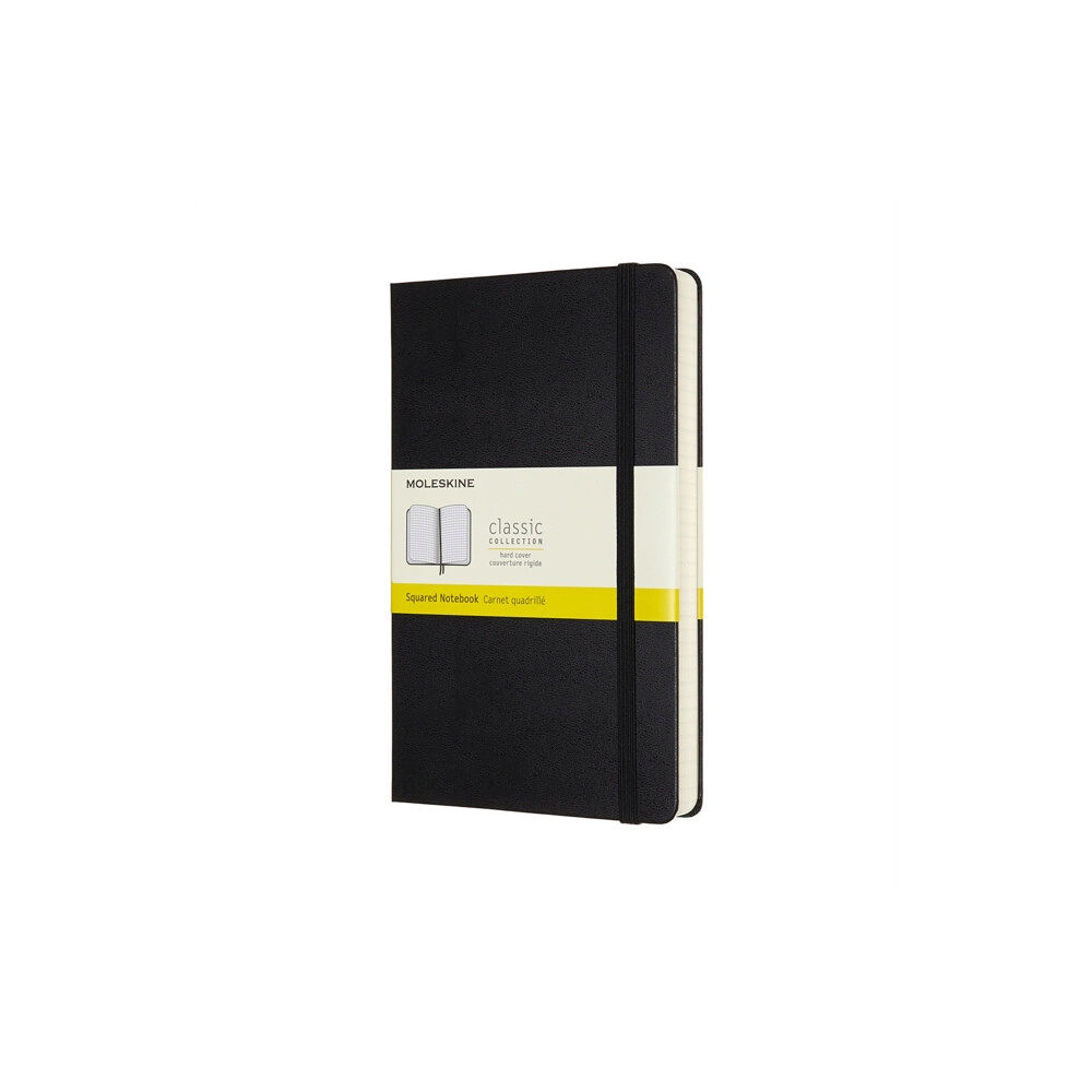 Moleskine Moleskine Expanded Large Squared Hardcover Notebook: Black