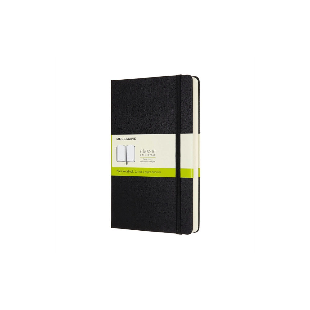 Moleskine Moleskine Expanded Large Plain Hardcover Notebook: Black