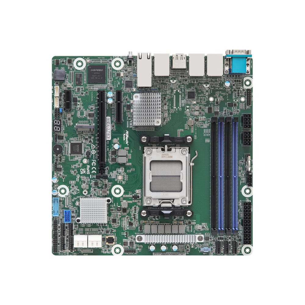 ASRock ASRock Rack B650D4U-2L2T/BCM - moderkort - micro ATX - Socket AM5 - AMD B650E