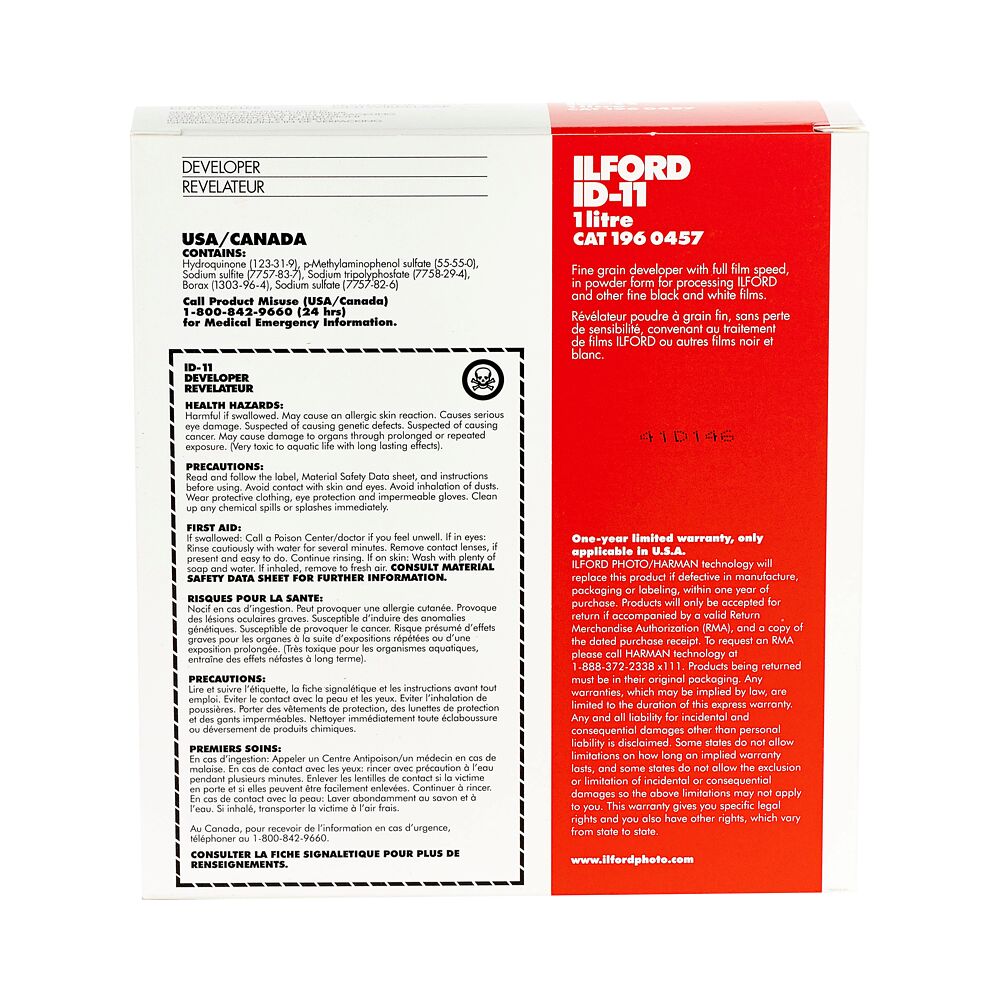 ILFORD PHOTO Ilford Developer ID-11 1L