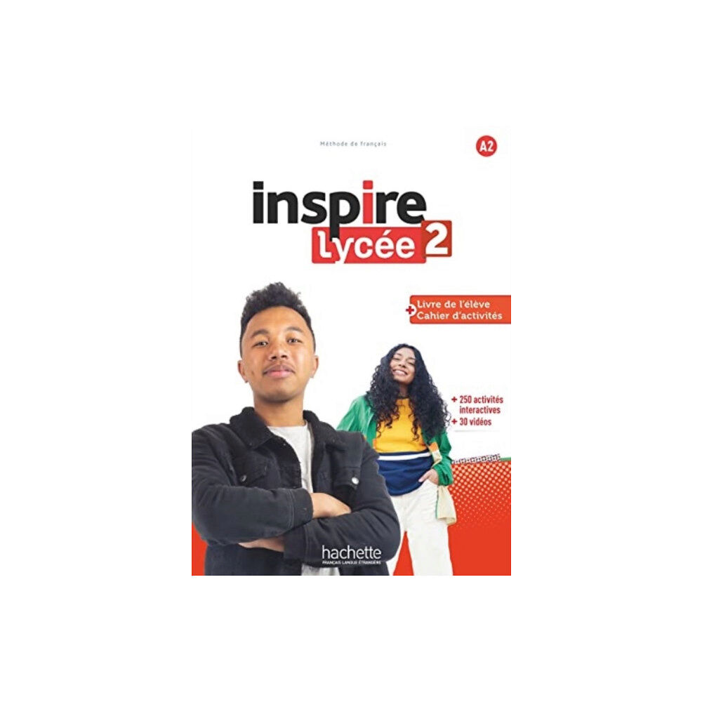 Hachette Inspire Lycee 2 - Livre + cahier. A2 (häftad, fre)