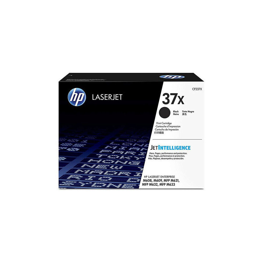 HP Toner HP CF237X 37X 25K svart